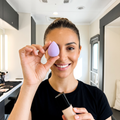 50-count Makeup Sponge Set Latex-Free and High-definition makeup blenders For Powder Cream and Liquid, Super Soft Sponges (random colours with 3 mixed shapes), 4cm*6cm medium size.