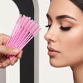 100-Count Disposable Eyelash Spoolies – Mascara Wand Applicator for Lash Extensions, Eyebrow Grooming & Eye Makeup